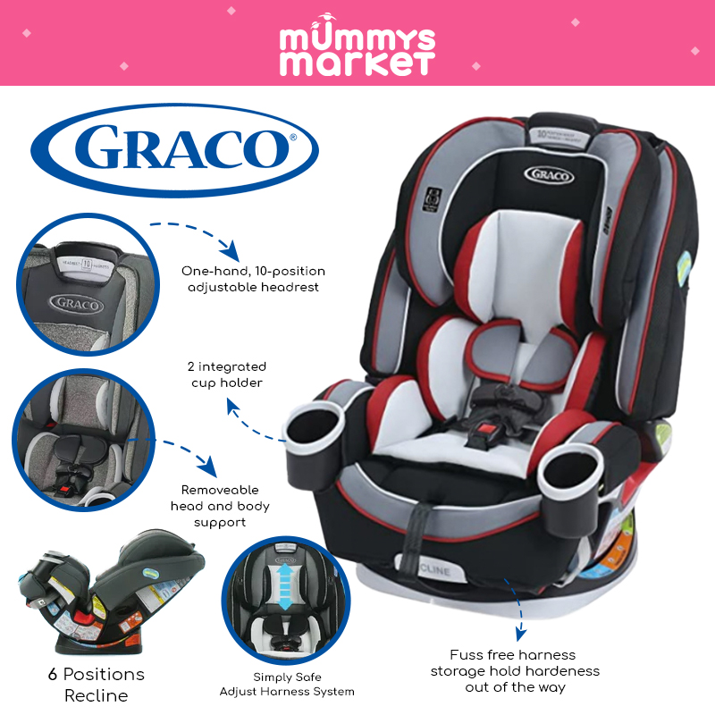 M&C Graco 4EVER 4 in 1 Convertible Carseat